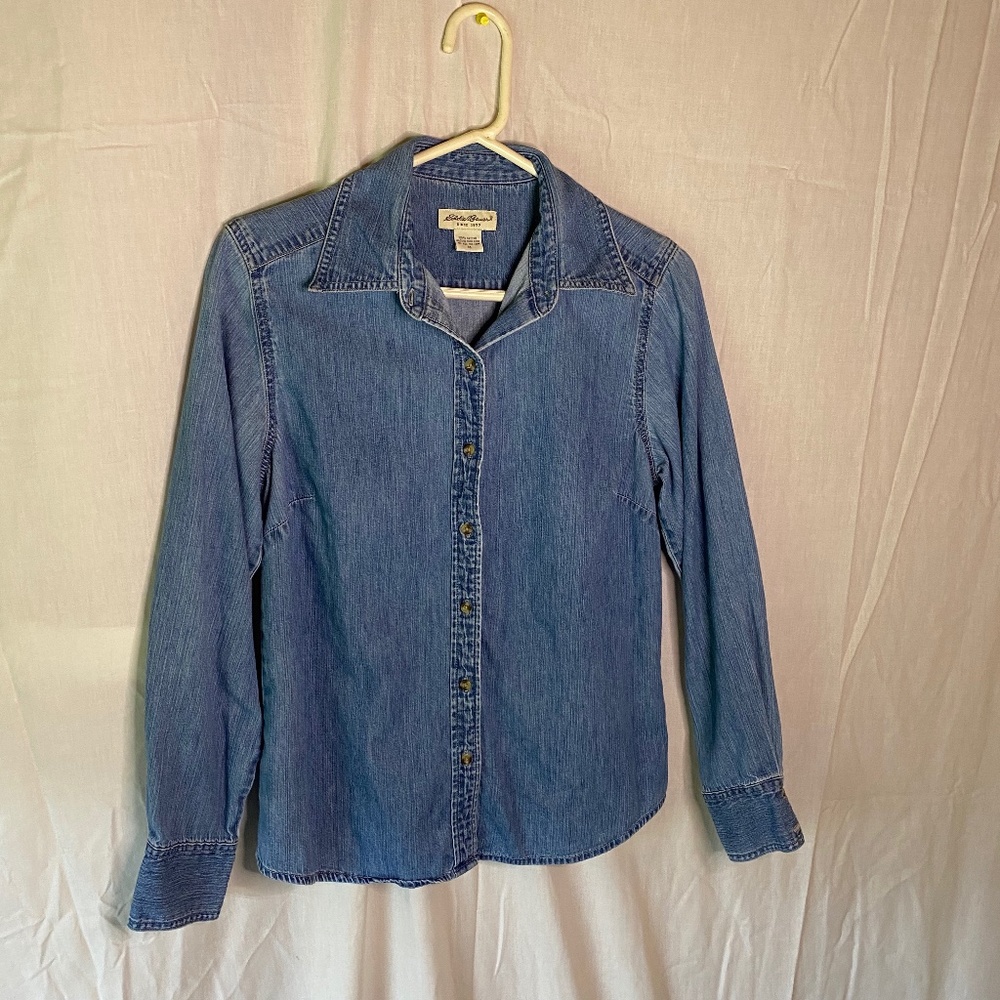 Eddie Bauer denim button up
